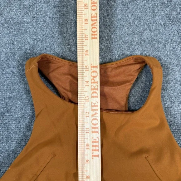 Lululemon Tank Top Womens 0‎ Butternut Brown Invigorate Training Athletic Yoga - Picture 5 of 7